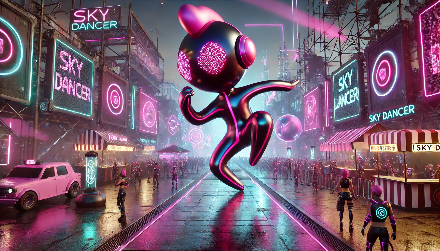 Pengen Media Promosi yang Unik? Pakai Balon Sky Dancer Aja!